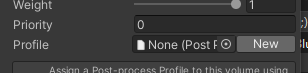 Profile “New” button